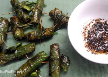 Chả cuốn lá bưởi