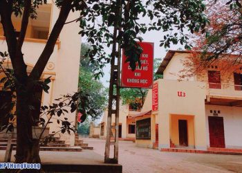 Một góc THPT Hùng Vương, thị xã Phú Thọ