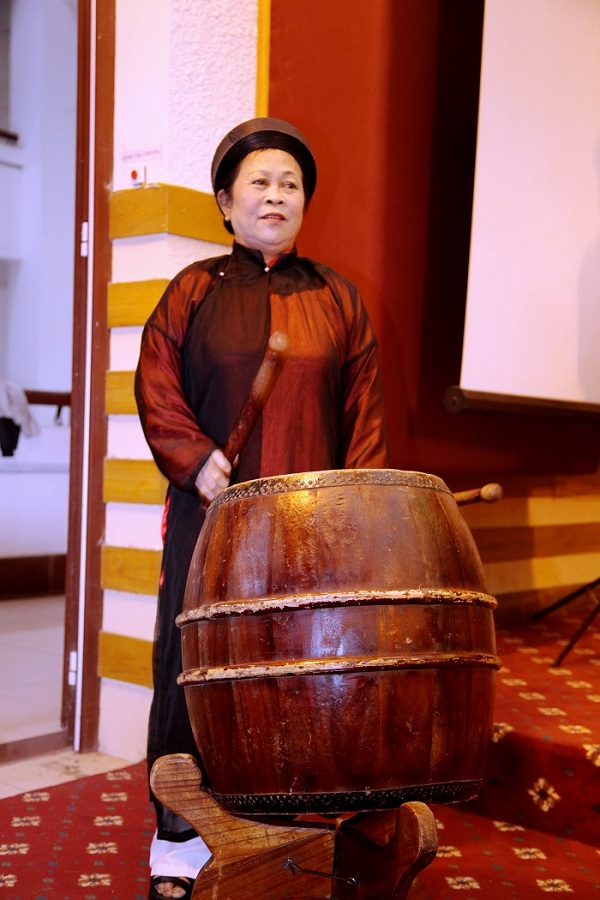 Chân dung nghệ nhân hát xoan Nguyễn Thị Lịch, bà trùm phường xoan cổ An Thái của Phú Thọ