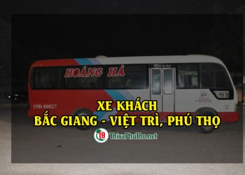 Xe khách Bắc Giang - Việt Trì, Phú Thọ 19b-00827