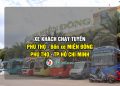 Xe khách Phú Thọ đi bến xe Miền Đông, tp Hồ Chí Minh, Bình Dương