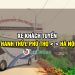 Xe khách Thanh Thủy, Phú Thọ đi Hà Nội và ngược lại