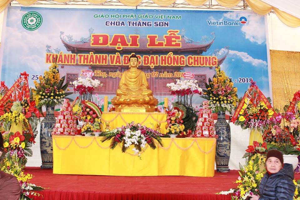 Khánh thành chùa Thắng Sơn tại thị xã Phú Thọ