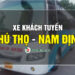 Xe khách tuyến Phú Thọ - Nam Định