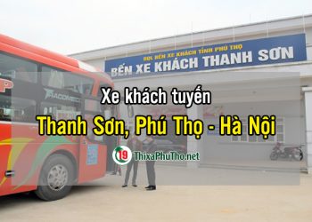 Xe khách tuyến Thanh Sơn, Phú Thọ đi Hà Nội