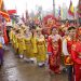 Rước kiệu hội Đền Trù Mật