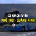 Danh sách nhà xe chạy tuyến Phú Thọ - Quảng Ninh