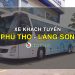 Xe khách tuyến Phú Thọ - Lạng Sơn