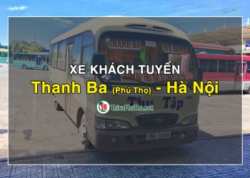 Xe khách Thanh Ba, Phú Thọ đi Mỹ Đình, Hà Nội