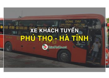Xe khách tuyến Việt Trì - Phú Thọ đi Hà Tĩnh