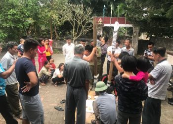 Thiêng liêng tục giã bánh dày dâng nữ tướng ở Phú Thọ