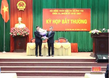 Tân phó Chủ tịch UBND thị xã Phú Thọ nhiệm kỳ 2016 – 2021