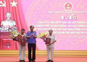Tân Viện trưởng và Phó Viện trưởng VKSND tỉnh Phú Thọ