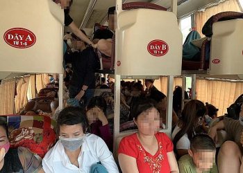 CSGT Phú Thọ phạt 40 triệu xe khách 42 chỗ chở 73 người