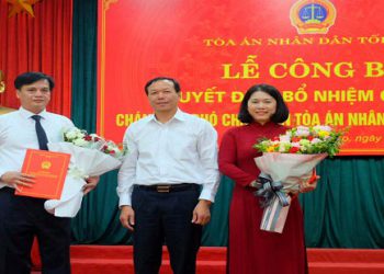Bổ nhiệm Chánh án, Phó Chánh án TAND tỉnh Phú Thọ