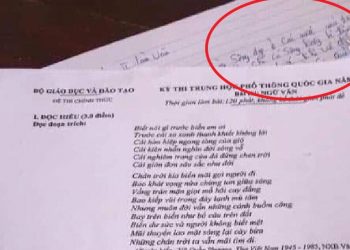 Xác minh thông tin thí sinh ở Phú Thọ dùng điện thoại chụp đề thi Ngữ văn đưa lên mạng