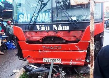 Xe khách Bắc – Nam từ Phú Thọ gây tai nạn làm 4 người thiệt mạng tại Gia Lai