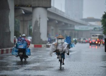 Chiều tối và đêm 14/8, vùng núi Bắc Bộ có mưa lớn cục bộ