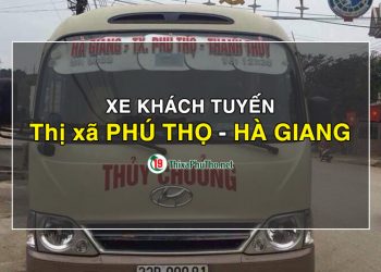 Xe khách tuyến Thị xã Phú Thọ - Hà Giang