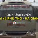 Xe khách tuyến Thị xã Phú Thọ - Hà Giang