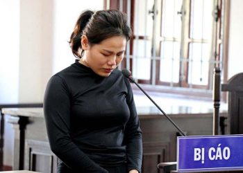 Bị cáo Hồ Thị Thùy lĩnh án 5 năm tù.