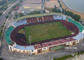 Sân vận động Việt Trì sẵn sàng chuẩn bị cho SEA Games 31