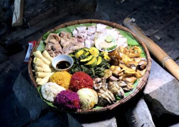 Cỗ lá người Mường - Khám phá nét ẩm thực vùng quê Tân Sơn, Phú Thọ