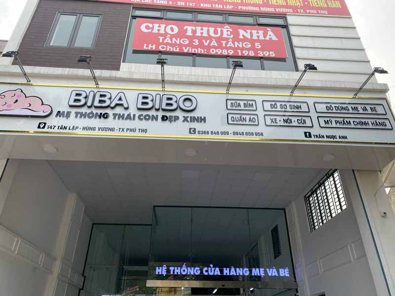 Biba Bibo thị xã Phú Thọ