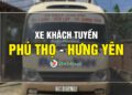 Xe khách tuyến Phú Thọ - Hưng Yên