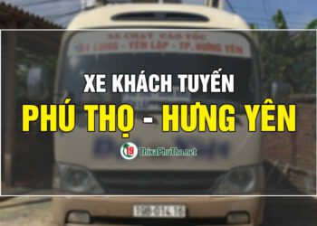 Xe khách tuyến Phú Thọ - Hưng Yên