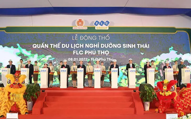Lễ động thổ Quần thể du lịch nghỉ dưỡng sinh thái FLC Phú Thọ