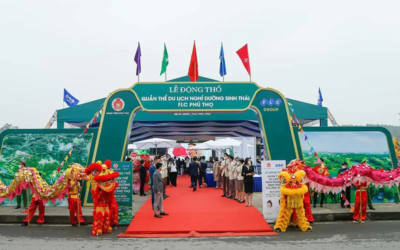 Lễ động thổ Quần thể du lịch nghỉ dưỡng sinh thái FLC Phú Thọ
