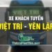 Xe khách Việt Trì – Cẩm Khê – Yên Lập – Mỹ Lung