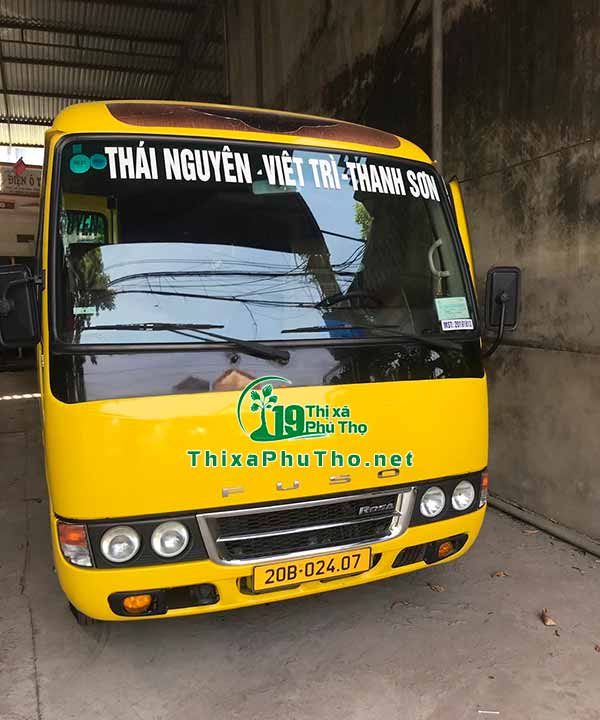 Xe khách tuyến Thanh Sơn đi Thái Nguyên