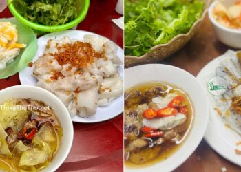 Bánh cuốn ăn sáng ngon ở thị xã Phú Thọ