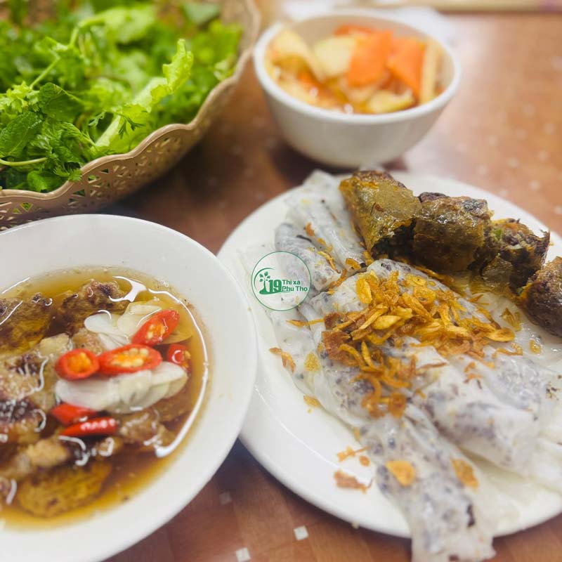 Bánh cuốn xưa thị xã Phú Thọ